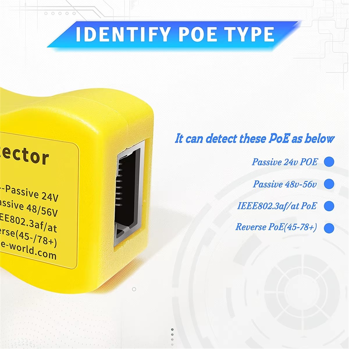 Power Over Ethernet - 【2025-Electronics】{POE Detector Quickly Identify Power over