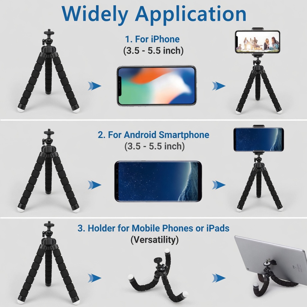 Mini Camera Phone Webcam Holde - Webcam Stand Clip บทวิจารณ์และราคา