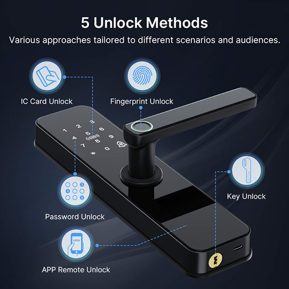 Smart Fingerprint Door Lock,Ke - Office Tech Direct บทวิจารณ์และราคา