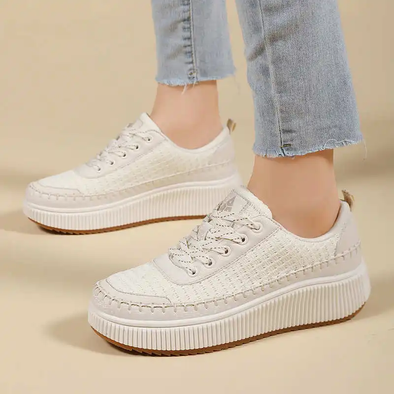 Brown Shoes Woman Flats Autumn - Office Tech Gifts For Men บทวิจารณ์และราคา