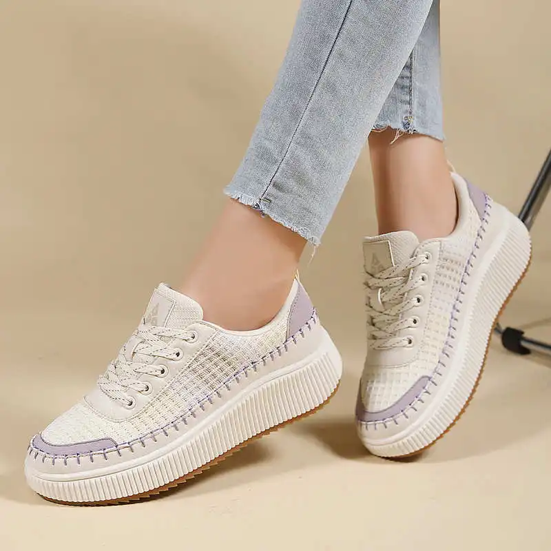 Brown Shoes Woman Flats Autumn - Office Tech Gifts For Men บทวิจารณ์และราคา