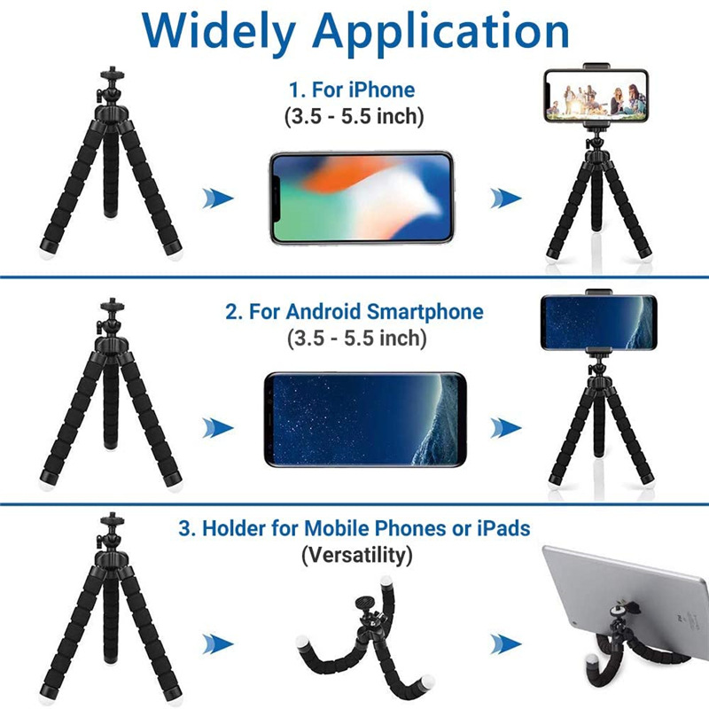 Mini Universal Octopus Tripod  - Webcam Stand Clip บทวิจารณ์และราคา