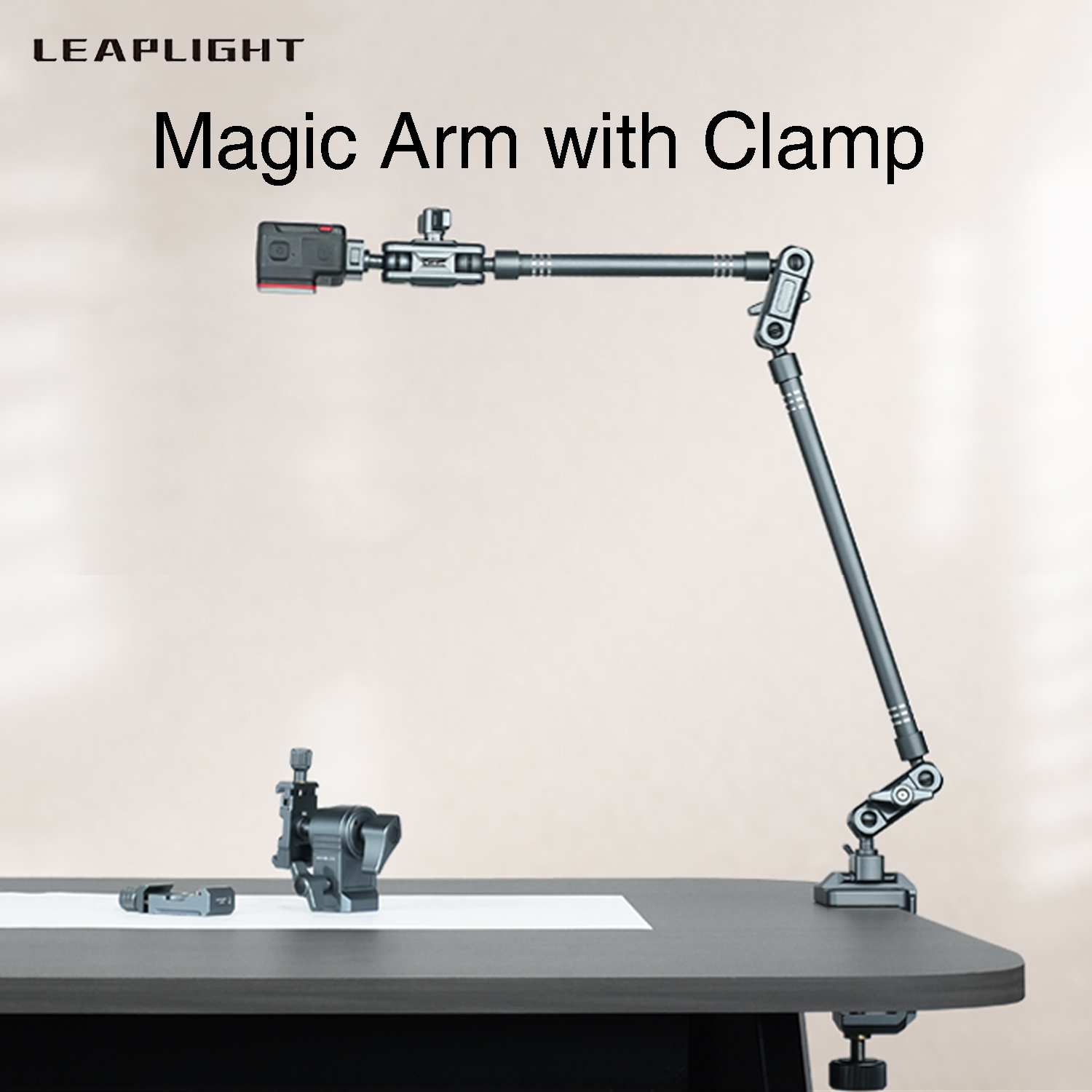 LEAPLIGHT Magic Arm w Clamp, O - Webcam Stand Clip บทวิจารณ์และราคา