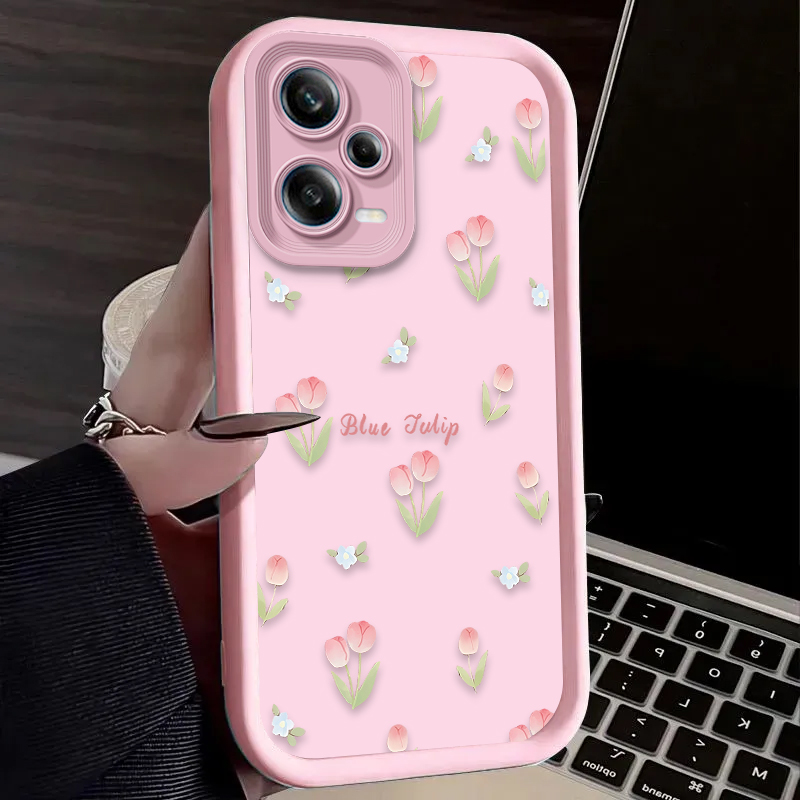 Retro Tulip Flower Phone Case  - Receipt Printer Thermal บทวิจารณ์และราคา