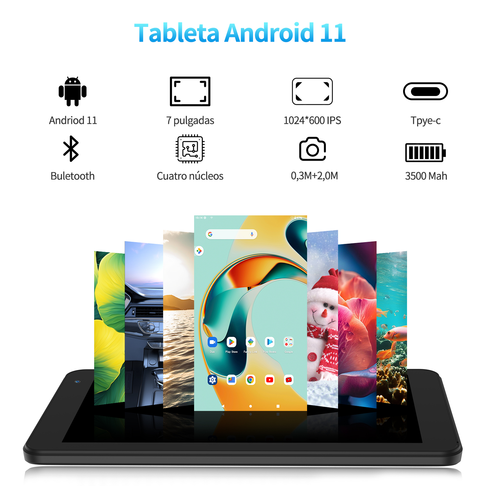 PRITOM 7 Inch Tablet PC 32 GB  - Gigabit Network Card บทวิจารณ์และราคา