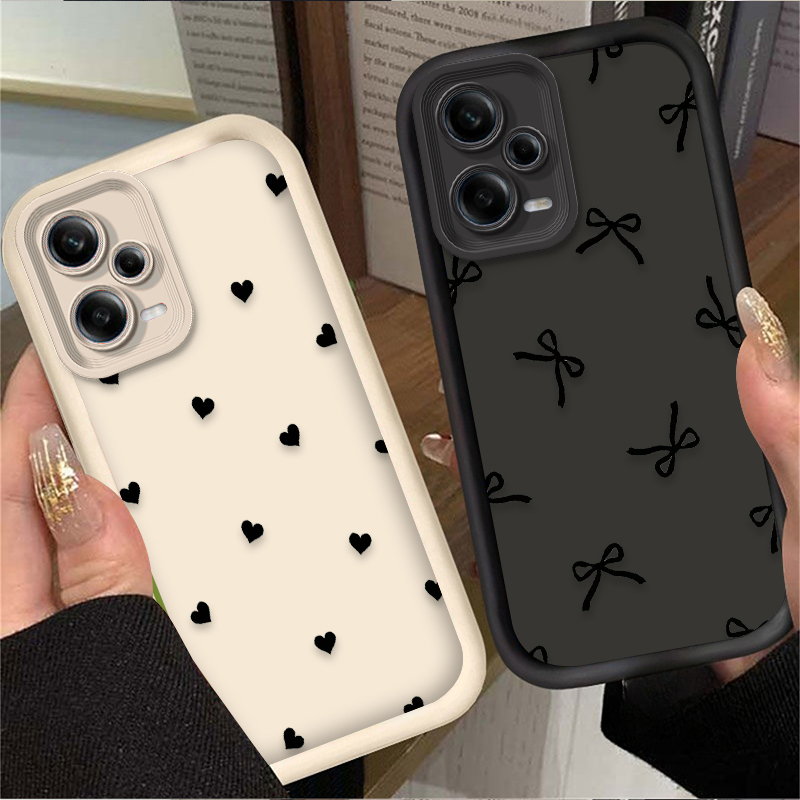 Black Love Heart Bowknot Phone - Receipt Printer Thermal บทวิจารณ์และราคา