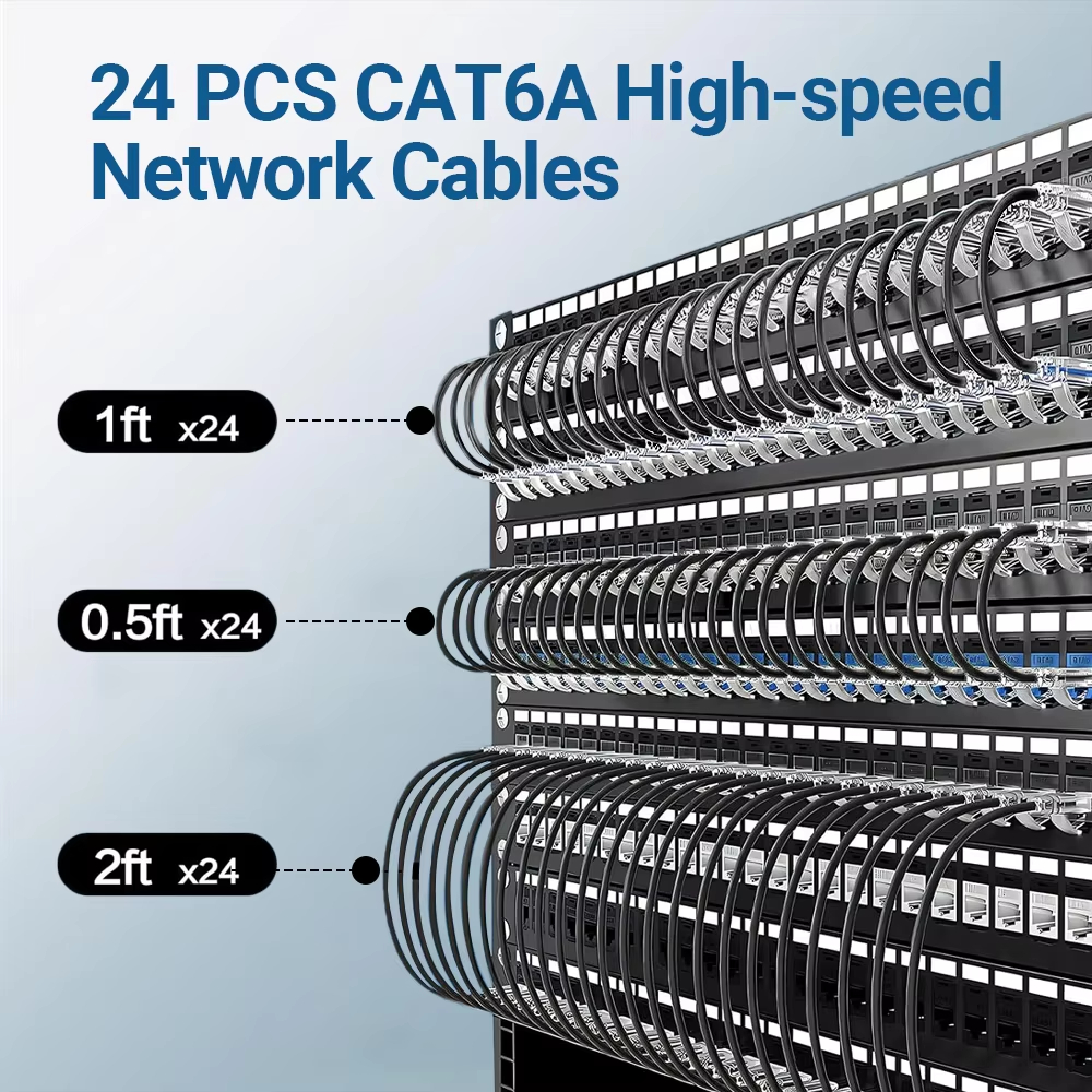 24Pack 0.1/0.15/0.2/0.3/0.5M C - Power Over Ethernet บทวิจารณ์และราคา